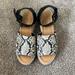American Eagle Outfitters Shoes | American Eagle Platform Sandals | Color: Black/Cream | Size: 8