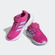 Sneaker ADIDAS SPORTSWEAR "RUNFALCON 3.0 ELASTIC LACE TOP STRAP" Gr. 36, pink (lucid fuchsia, blue dawn, core black) Schuhe Laufschuhe