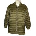 Zara Jackets & Coats | Big Girls Olive Green Packable Puffer Coat Zara Girls Winter Coat | Color: Green | Size: 14g