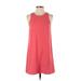 Leith Casual Dress - Shift: Pink Solid Dresses - Women's Size X-Small