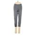 Nike Active Pants - Mid/Reg Rise Skinny Leg Cropped: Gray Activewear - Women's Size Small