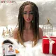 My-Lady – perruque Lace Front Wig tressée 20 pouces lace frontal perruques dentelle synthétiques