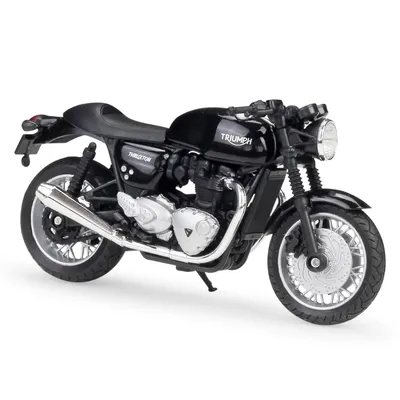 Welly-Modèles de moto miniatures jouet de course Triumph Thruxton 1200 Trident 660 collection de