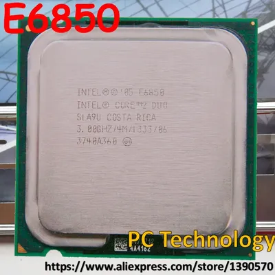 Processeur Intel Core2 E6850 d'origine pour ordinateur de bureau 3.0GHz 4 Mo/1333MHz LIncome 775