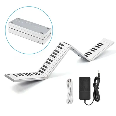 Piano numérique pliable pour étudiants clavier électronique portable notes musicales 88 prédire