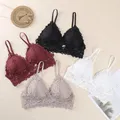 Soutien-gorge en dentelle pour femmes Bralette ajourée dos Sexy sans couture hauts tubulaires