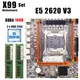 Carte mère X99 pour serveur Intel E5 2011 V3 composant pc compatible avec processeurs Intel E5