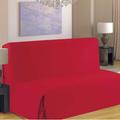 Best Interior - Housse de clic clac Hana 3 places Rouge - Rouge