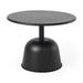 Talulla Matte Black Iron Round Accent Table - 19.7" Diameter - 19.6"L x 19.6"W x 14.7"H