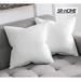 SR-HOME Pack Of 2 Decorative Throw Pillow Cover Soft Pillowcase Solid Square Cushion Case For Sofa Bedroom Car | 20 H x 20 W in | Wayfair