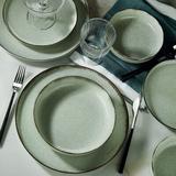 East Urban Home Tupelo 24 Piece Dinnerware Set, Service for 6 Porcelain/Ceramic in Green | Wayfair CF523B59A9D7402AAFAB941E42E1C5CE
