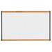 Best Rite 221OD-02 4 x 4 Origin Trim TuF-Rite Dry Erase White Board - Oak Frame