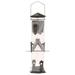 Arlmont & Co. Nature's Way Bird Products Wide Deluxe Twist & Clean Sunflower Pewter Feeder, 17 Inch in Black/Gray | 17 H x 7 W x 7 D in | Wayfair