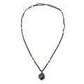 1PC Natural Crystal Black Necklaces Tourmaline Raw Stone Pendants Charm Jewelry Necklace Gifts Crystal Gem Specimen H9C0