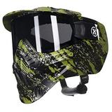 HK Army HSTL Goggle Thermal Anti-Fog Dual Pane Paintball Mask - Fracture Black/Olive (Smoke Thermal Lens) - Fracture Black/Olive (Smoke Thermal Lens)