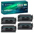 Ink Realm Compatible for HP 58X CF258X Black Laserjet Toner Cartridge WITH CHIP 5-Pack HP LaserJet Pro MFP M428 M428dw M404 M404n M404dn M404dw M406 M430 M428fdn M428fdw 58X 58A CF258X CF258X Ink