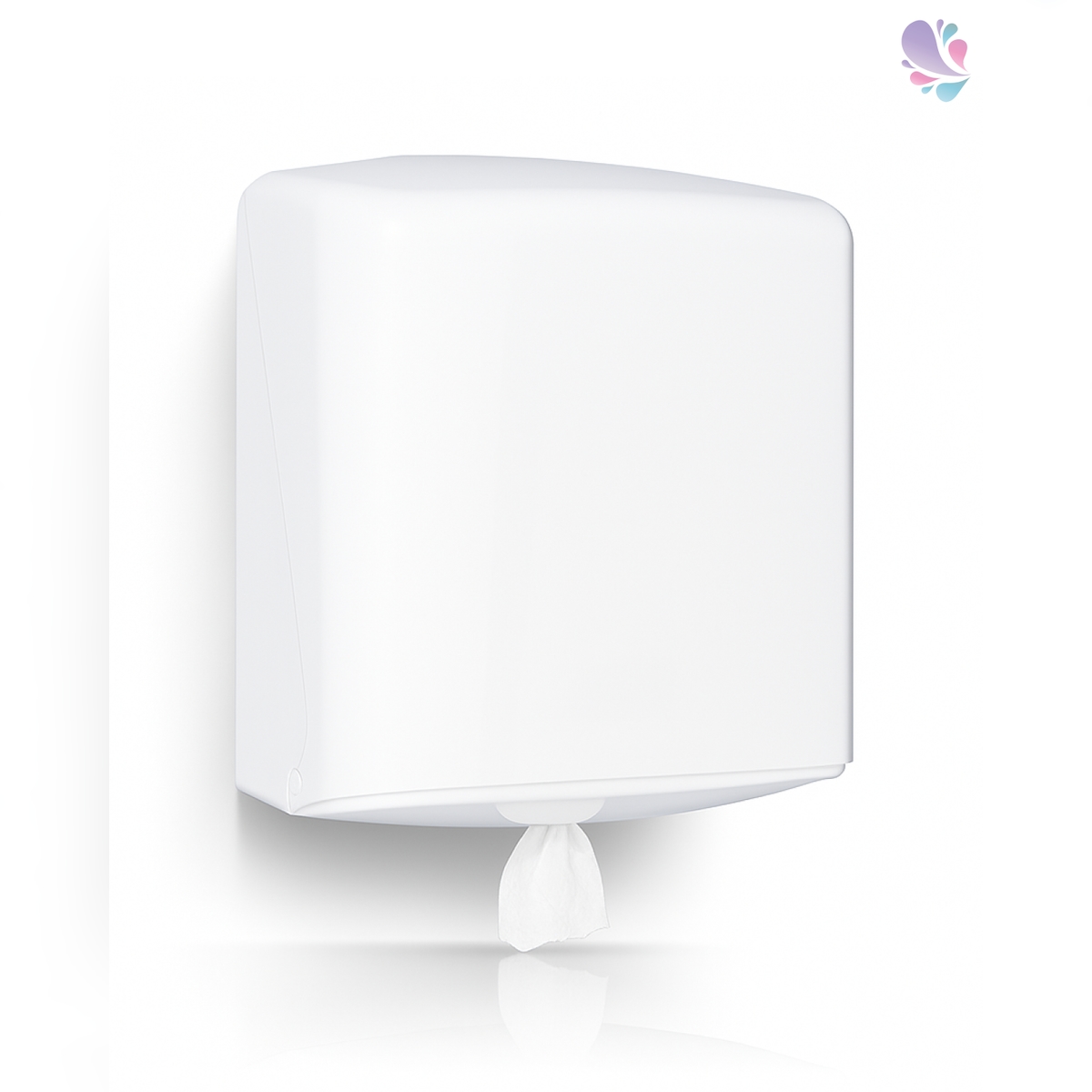 Blanc HYGIENIC Wisch- und Putzpapierspender Azur Midi Box, für Innenabrollung, Kapazität: Ø max. 205 mm je Rolle Image