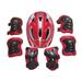 AmShibel 7Pcs Kids Safety Helmet Knee Elbow Pad Set For Boys Girls Cycling Skate Bike Protective Set
