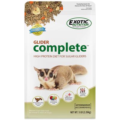 Exotic Nutrition Glider Complete Sugar Glider Food, 5 lbs.