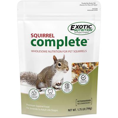 Exotic Nutrition Squirrel Complete Squirrel Food, 1.75 lbs.
