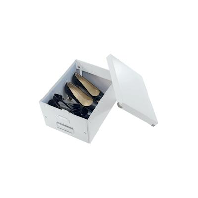 Leitz Archivbox Click & Store 60440001 für DIN A4, weiß, 281x200x369 mm, Hohe Stabilität