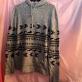 American Eagle Outfitters Sweaters | American Eagle Outfitters Grey/Black Wool Blend Hooded Sweater. Size L.So Soft | Color: Black/Gray | Size: L