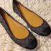 Coach Shoes | Coach Signature Flats | Color: Black/Gray | Size: 10