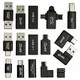 Adaptateur USB C pour smartphone Type C vers USB A femelle mâle vers femelle Adaptateur OTG Type C