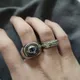 Demon Eye Index Finger Ring for Men Goth Punk Hip Hop Ring High Quality Fashion Jewelry