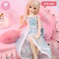 Vêtements BJD Littlemonica sofia 1/4 corps BJD SD robe mignonne belle tenue de poupée