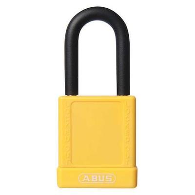 ABUS 74/40 KD YELLOW Lockout Padlock,KD,Yellow,1-3/4