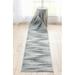 Well Woven Custom Size Runner - 27 x 15 Runner - Holden Modern Grey - Abstract Geometric Stripes