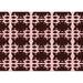 Ahgly Company Machine Washable Indoor Rectangle Transitional Chocolate Brown Area Rugs 4 x 6