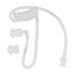 Earphone Accessories Transparent Coil Acoustic Tube Earplug For Two-Way Radio Walkie Talkie Earpiece Headset Accessories