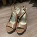 Jessica Simpson Shoes | Jessica Simpson Tan Slingback Heels | Color: Tan | Size: 9