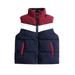 18 Month Boy Coat Warm Winter Jacket for Boys Kids Child Toddler Baby Boys Girls Sleeveless Color Block Patchwork Winter Coats Jacket Vest Outer Outwear Outfits Clothes Soft Boys Coat