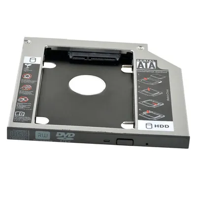 Cadre de caddie optique universel en aluminium pour disque dur SSD pour Dell PowerEdge R710 R720