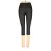 Active Pants - Super Low Rise Skinny Leg Cropped: Black Activewear - Women's Size Small