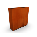 PLANTERCRAFT Corten Steel metal planter box Rectangular sizes Modern garden steel planters For Commercial And Residential Outdoor Use.