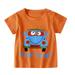 KmaiSchai 2T Boy Shirts Children Kids Toddler Baby Boys Girls Cute Cartoon Animals Short Sleeve Blouse Top T Shirt Outfits Clothes Teen Clothe Short Top Top Shirts Boys Neck Sleeve Short Small Boys