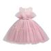 KmaiSchai Girl Embroidered Dress Toddler Children Princess Dress Dress s Performance Dress Dress With Hot Mesh Skirt Girls Dress 12 Months Easter Dress For Girls Size 6 Girl Dresses 18-24 M