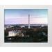 Highsmith Carol 18x15 White Modern Wood Framed Museum Art Print Titled - Dawn over the White House Washington Monument and Jefferson Memorial Washington D.C. - Vintage S