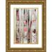 Pearce Allison 11x14 Gold Ornate Wood Framed with Double Matting Museum Art Print Titled - Sunset Birch I