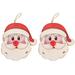 2 Pcs Christmas Tree Hanging Decoration LED Lighting Wooden Hanging Decor