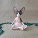 Sphynx Cat Meditate Collectible Figurines Miniature Handmade Decor Multicolor