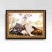 28x36 Frame Gold Real Wood Picture Frame Width 1.75 inches | Interior Frame Depth 0.5 inches | Da