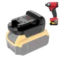 Adaptateur DW18ML pour batterie Dewalt 18V 20V Eddie ion DCB182 DCB205 Abrted to for Milwaukee 18V