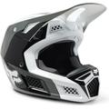 FOX V3 RS Efekt Motocross Helm, schwarz-weiss, Größe S