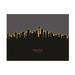 Michael Tompsett Seattle Washington Skyline Glow II Canvas Art