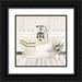 Reed Tara 20x20 Black Ornate Wood Framed with Double Matting Museum Art Print Titled - Farmhouse Bath I Tub